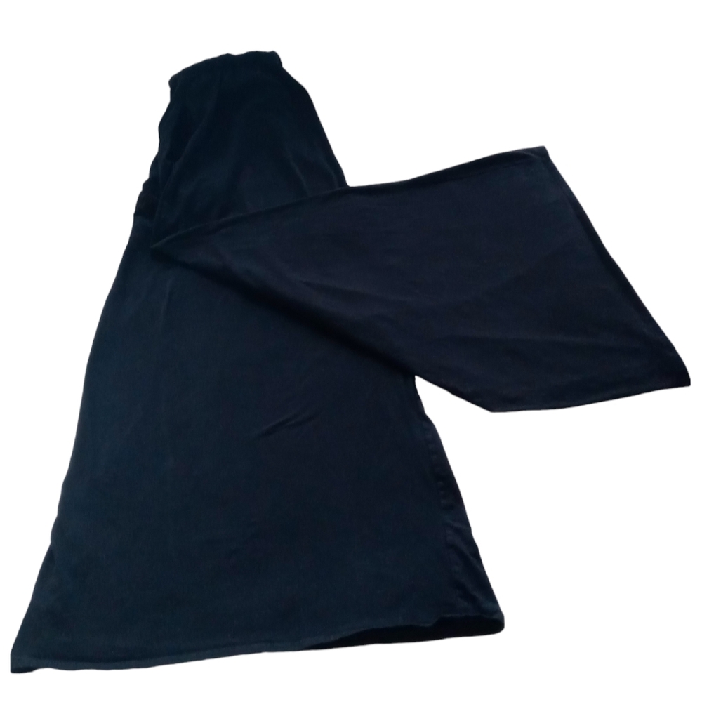 REBDOLLS Women's Size 2X Black Stretchy Wide Flare Pants - Picture 1 of 3